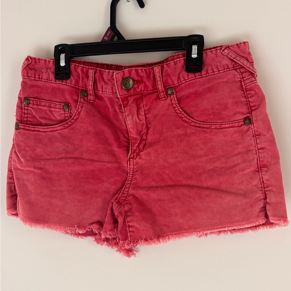 Free People Pants - Free People Women Corduroy Cutoff Shorts – Size 26, frayed fade with zip closure